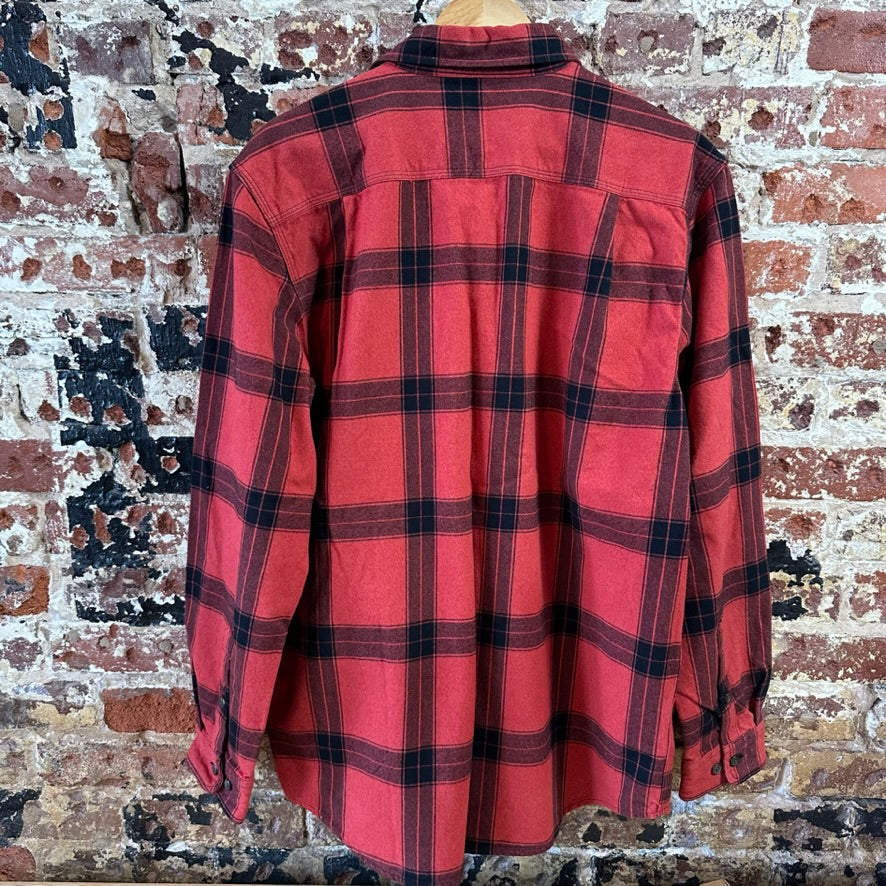 Carhartt Mens Medium Red Flannel Shirt