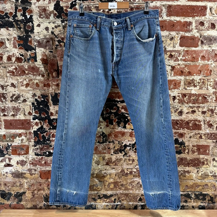 Levi's 501 Mens 34x30 Blue Jeans