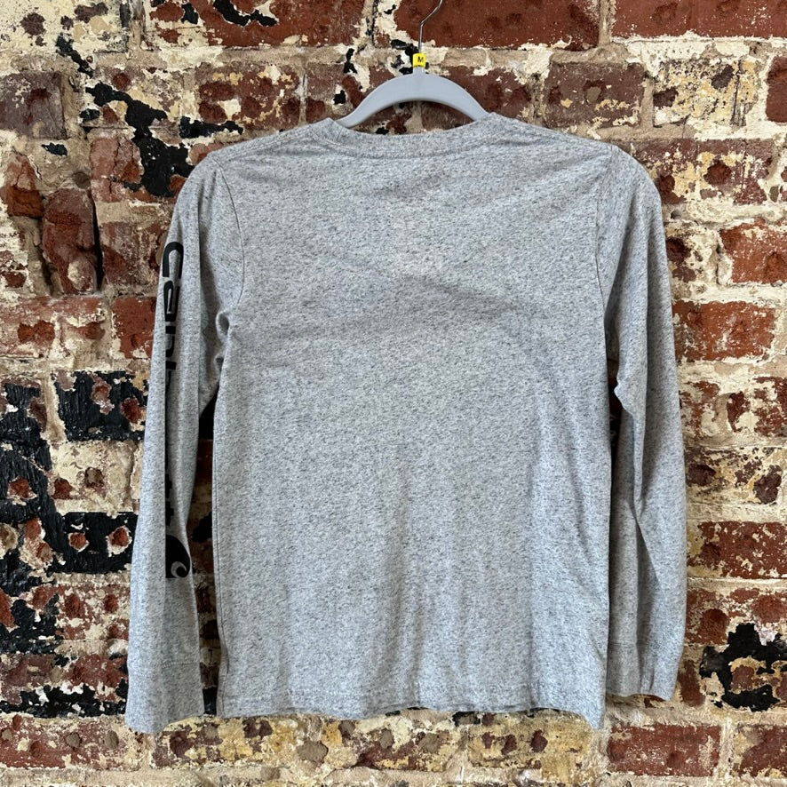 Carhartt Long Sleeve Gray T-Shirt Boys Medium