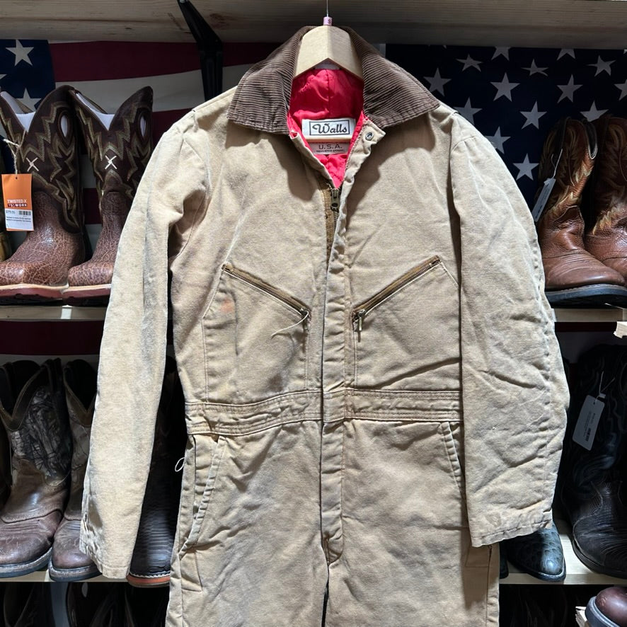 VTG Walls Mens Small Short Coveralls