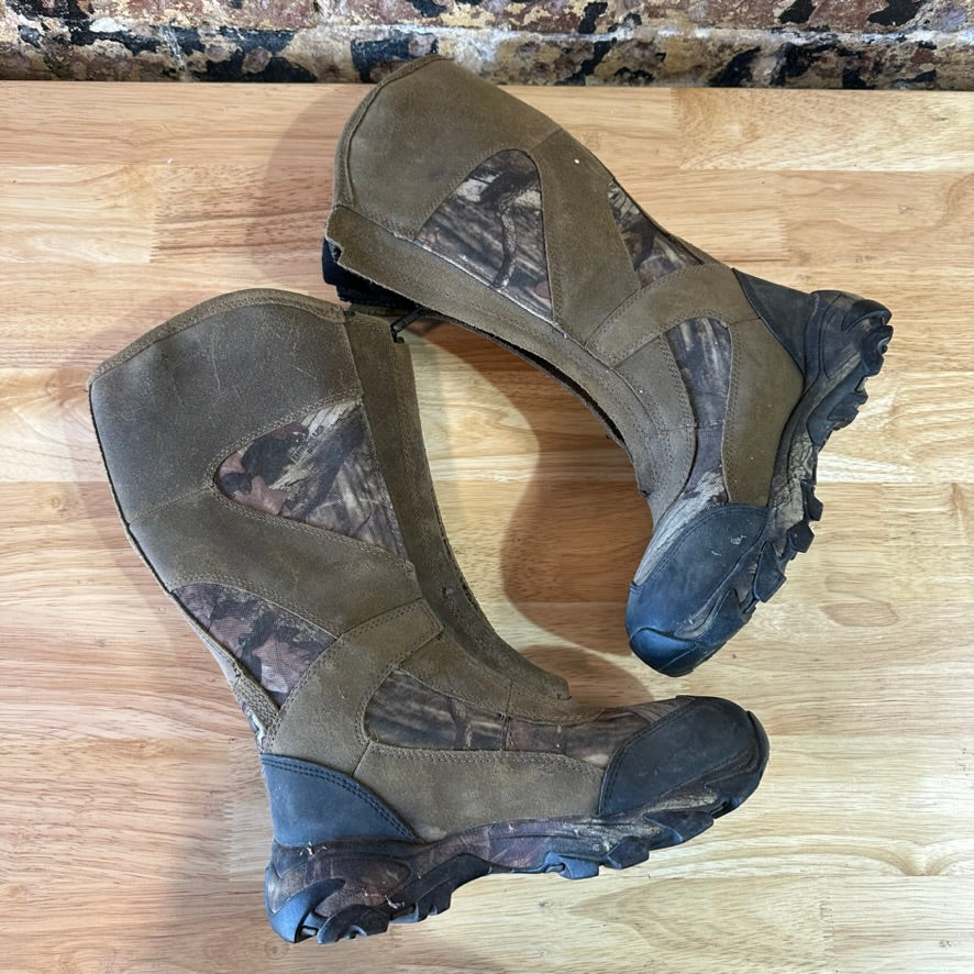 Cabela’s Camouflage Hunting Snake Boots Size 6.5 Green Camo