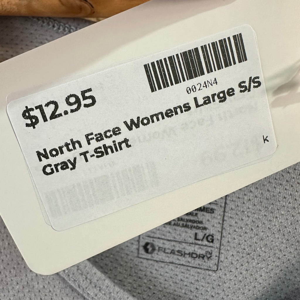 The North Face Womens Large Gray S/S T-Shirt