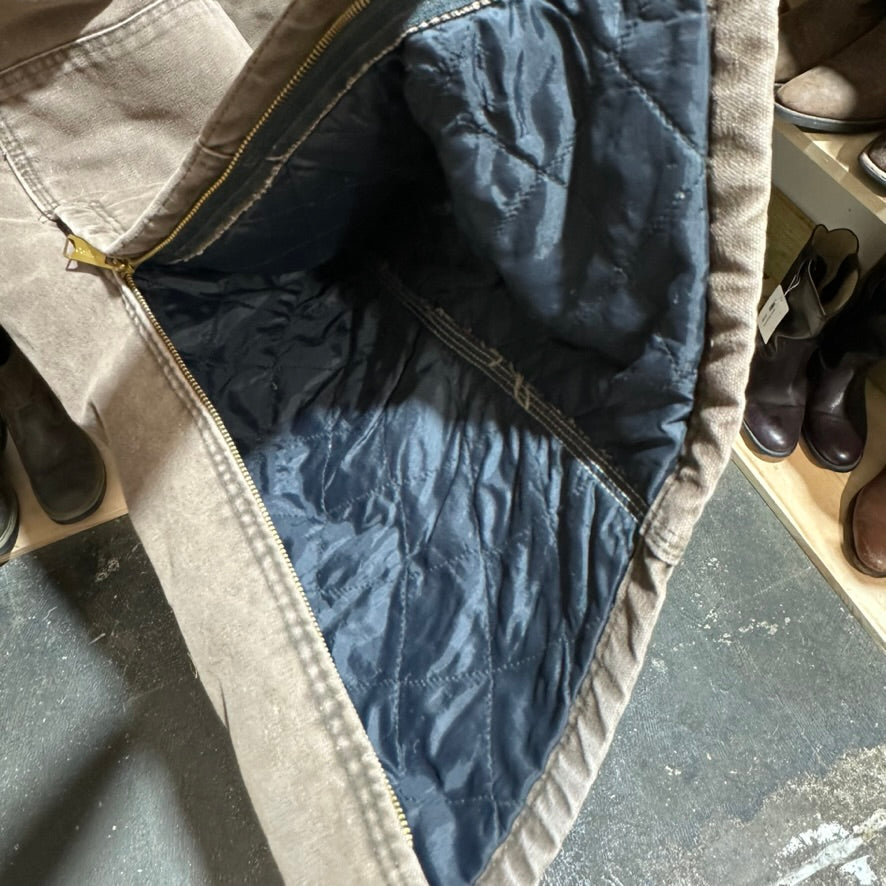 VTG Carhartt R27 CHT Mens 34x30 Brown Bibs