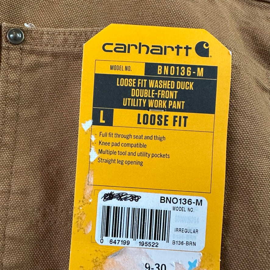 Carhartt B01 Mens 34x32 Brown Pants NEW