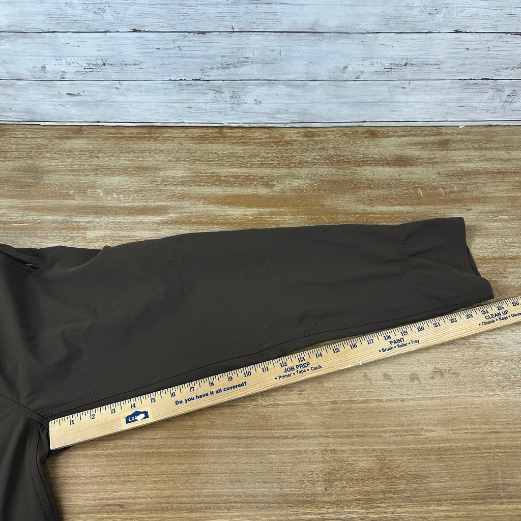 Outdoor Voices Pants Women Small Brown Cropped Elastic Waist Activewear 26x25