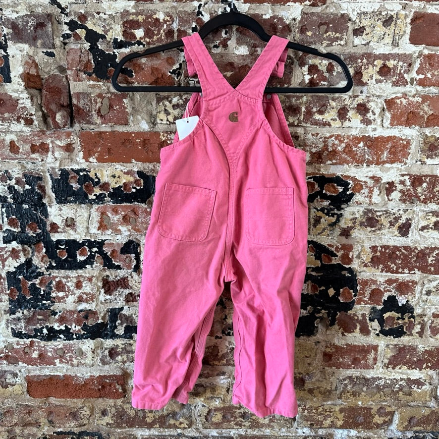 Carhartt Girls 2T Pink Bibs