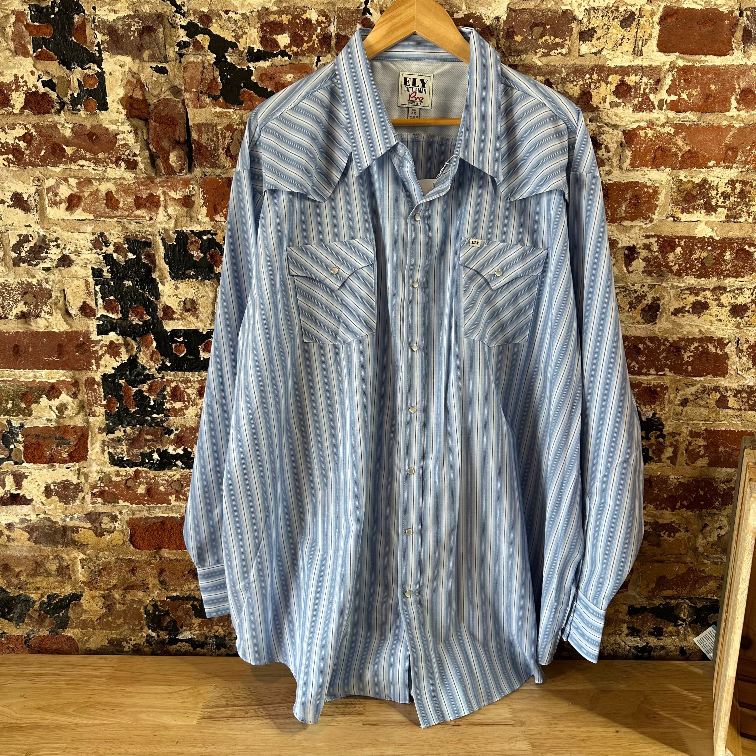 Ely Cattleman Mens 4XL Western Shirt
