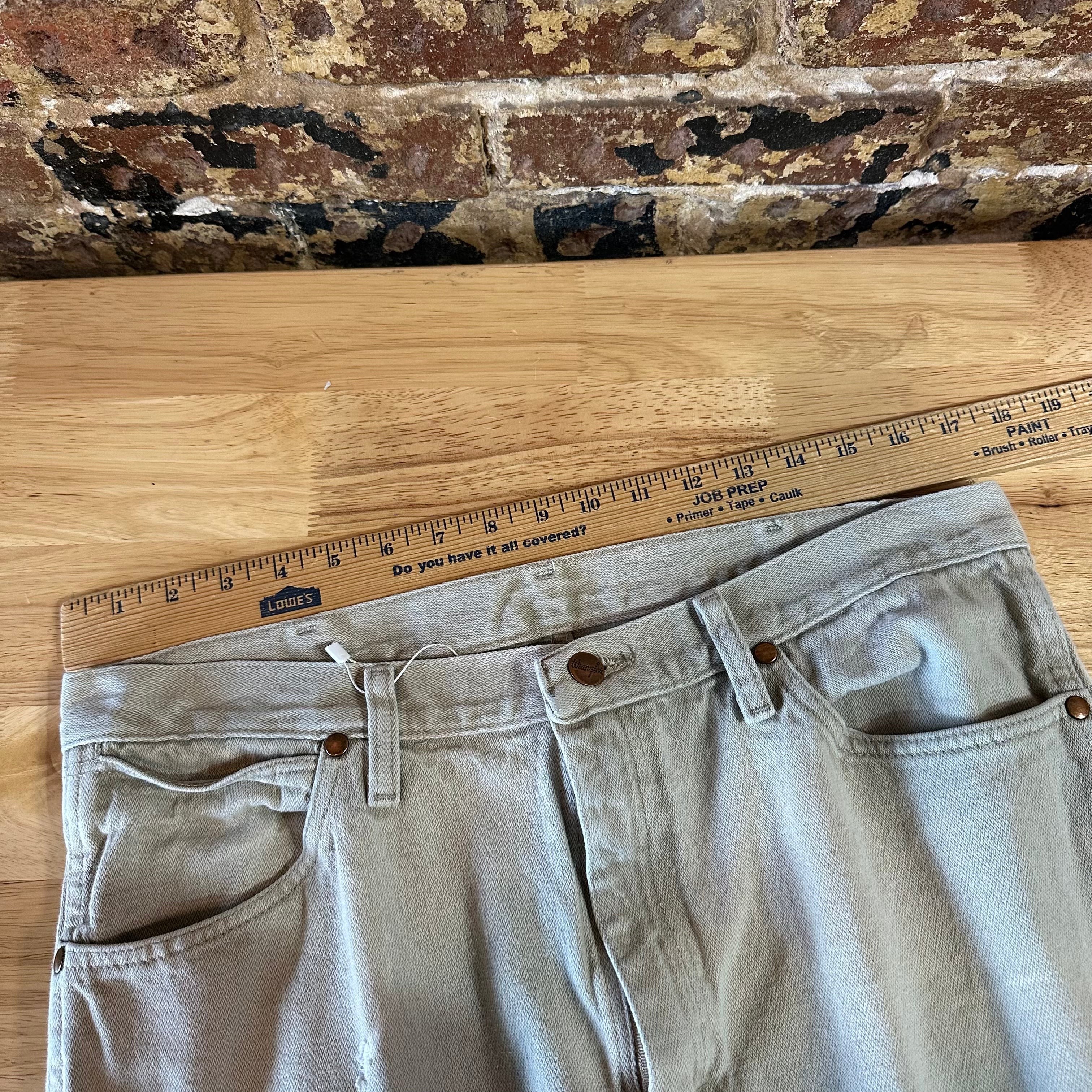 Wrangler Mens 34x34 Tan Jeans