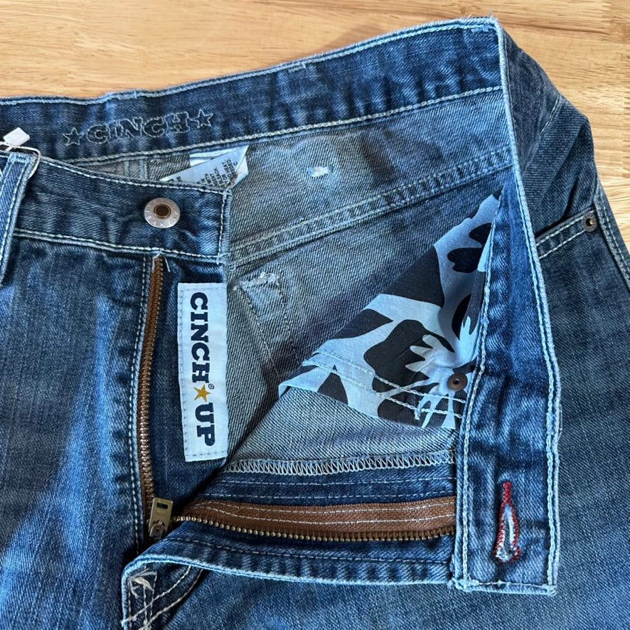 Cinch Mens 33x34 White Label Jeans