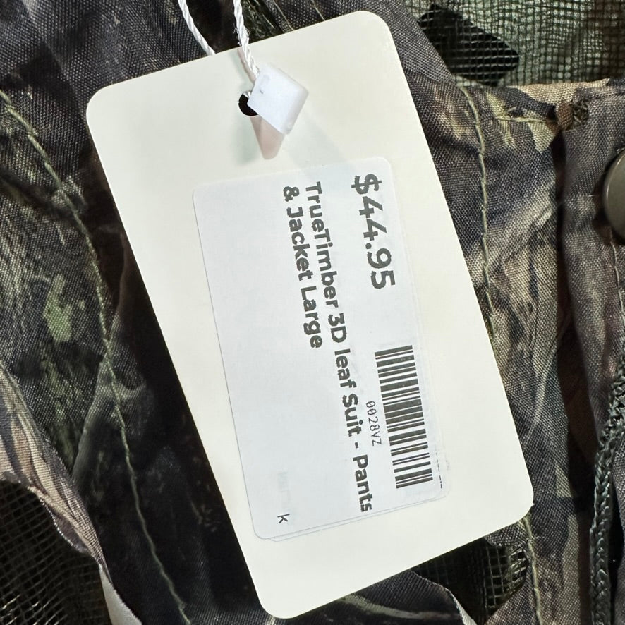 True Timber Men's Large 3D Leaf Suit