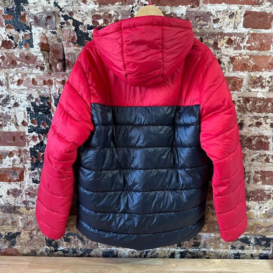 Spyder Circuit Hooded Jacket Men's Large Red/Black Insulated Puffer