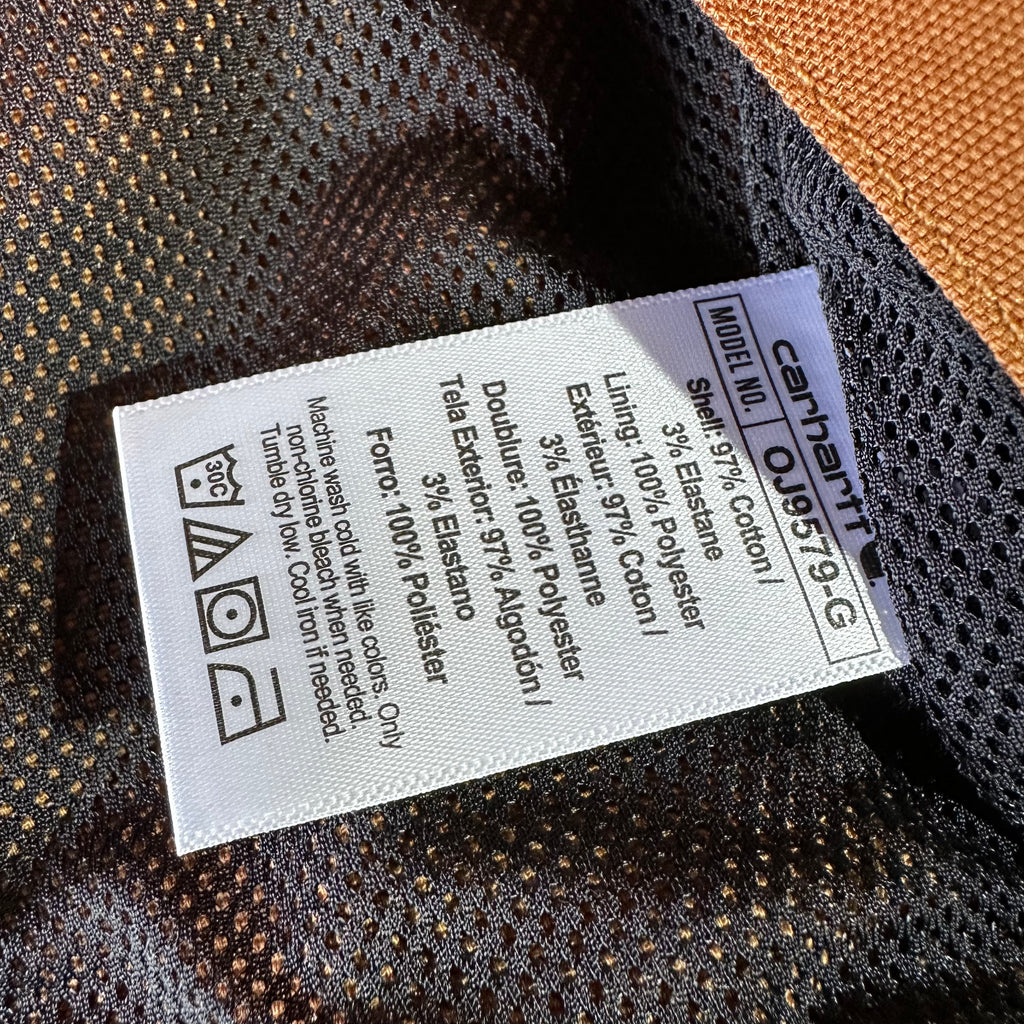 Carhartt Jacket Youth Girls XXS (4-5) Rugged Flex Canvas Bomber Coat NEW Brown