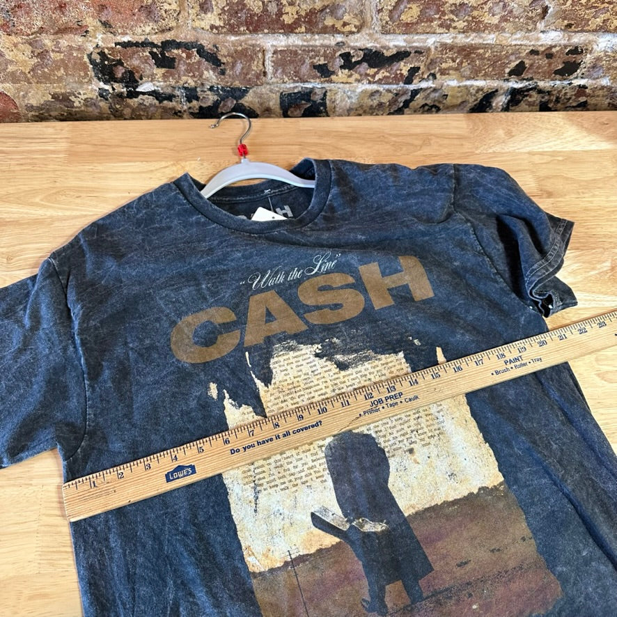 Johnny Cash Large Gray S/S T-Shirt