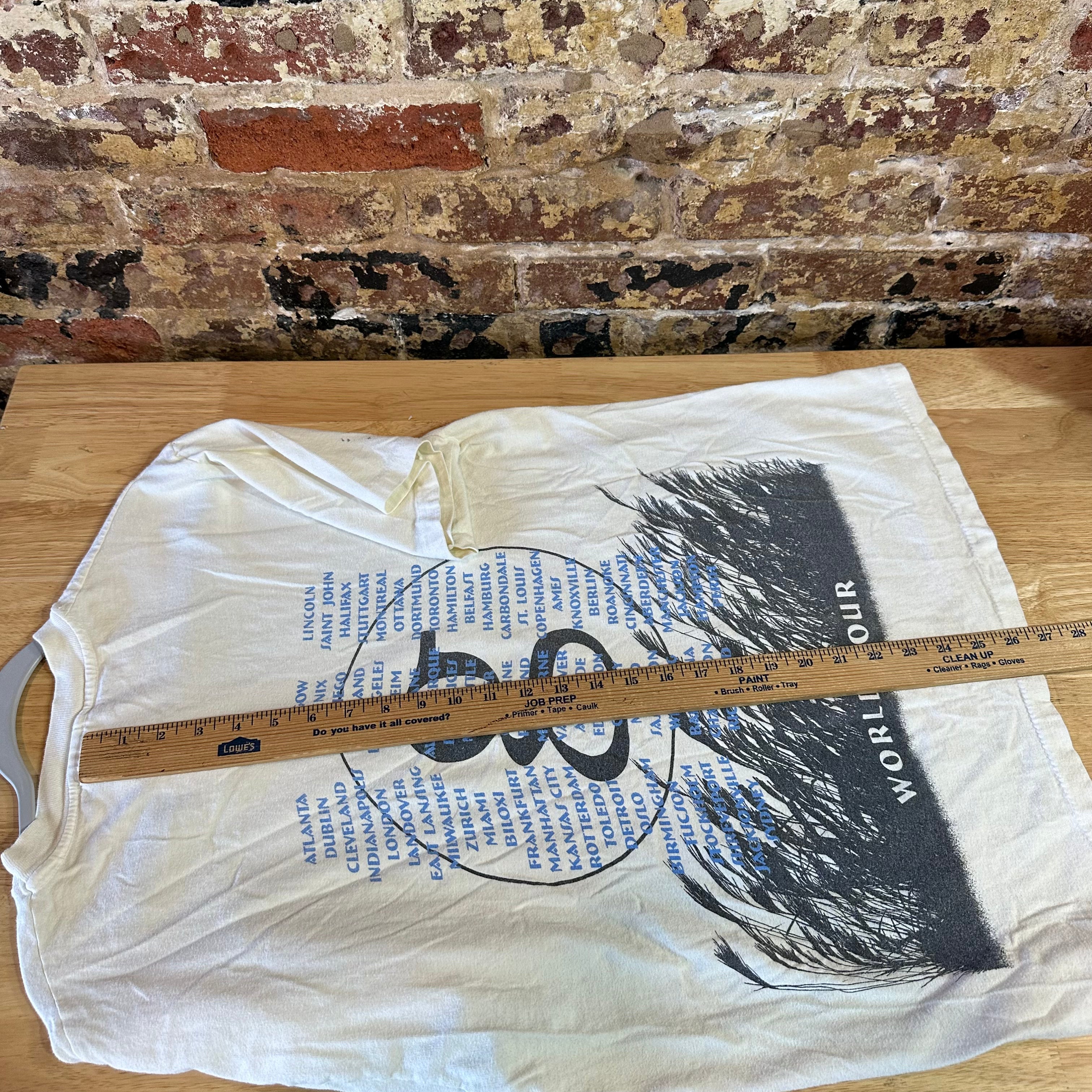VTG Garth Brook Large White S/S T-Shirt