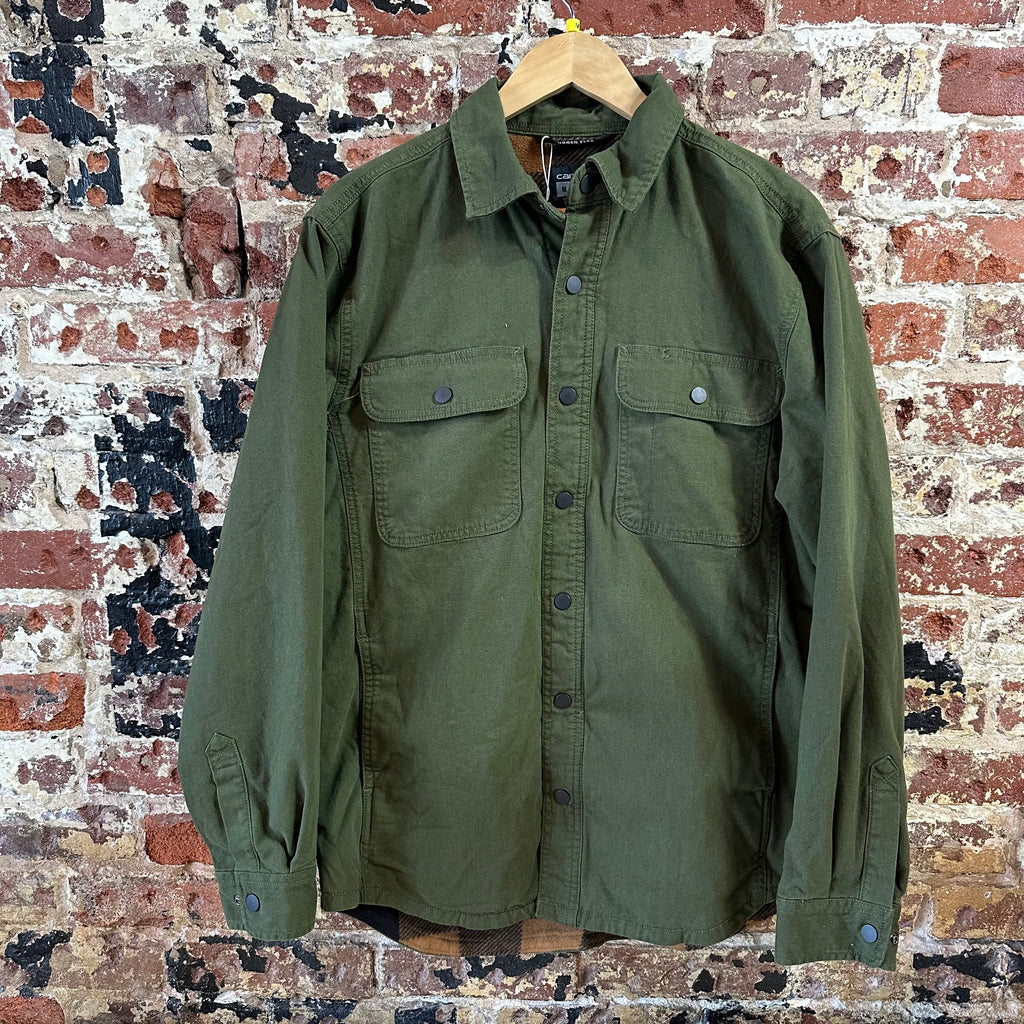 Carhartt Mens Medium Green Flannel Shirt