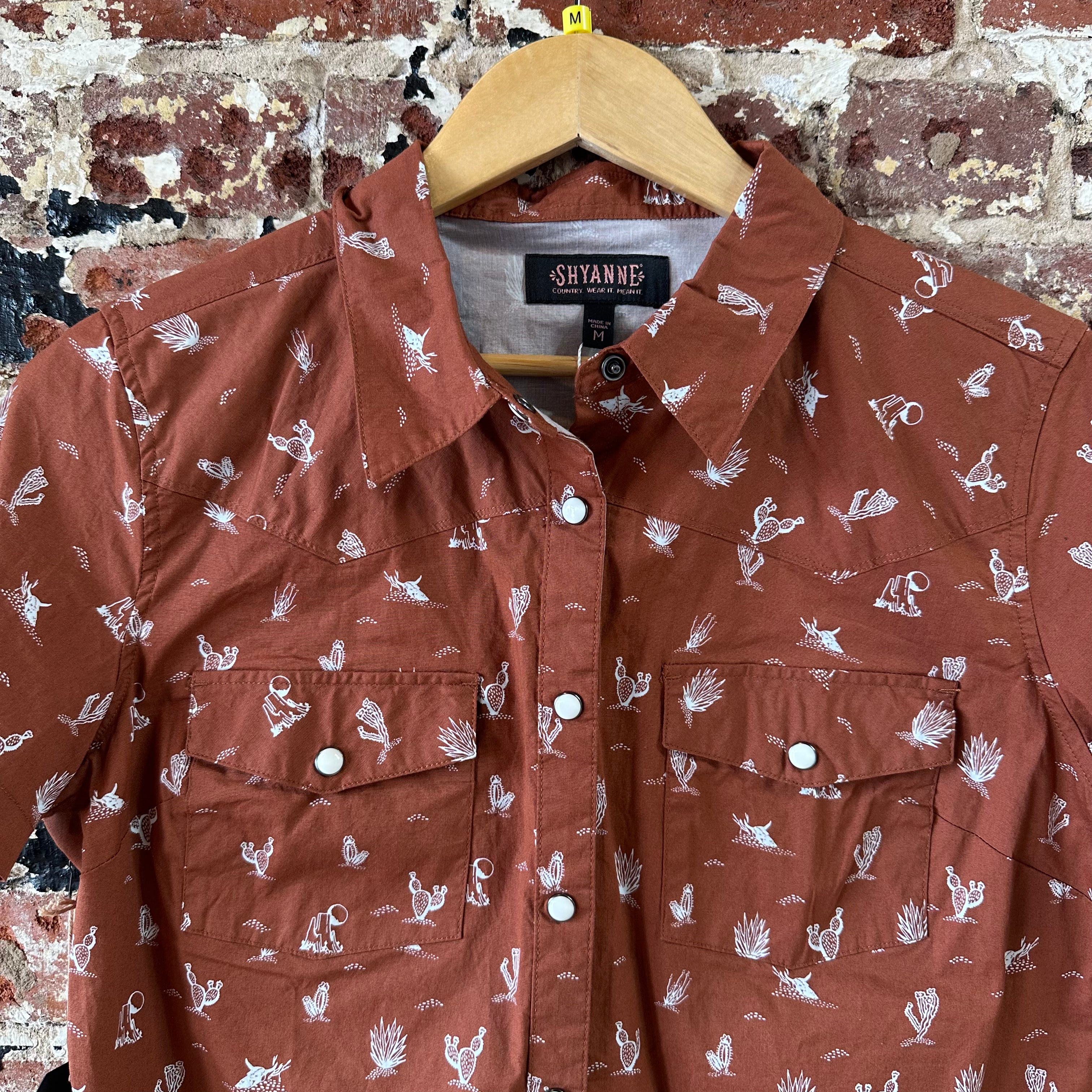 Syanne Womens Medium Western Shirt NEW