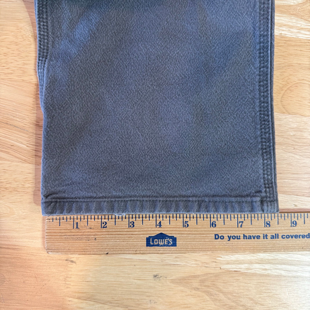 Carhartt Double Knee Gray Pants Mens 36x34