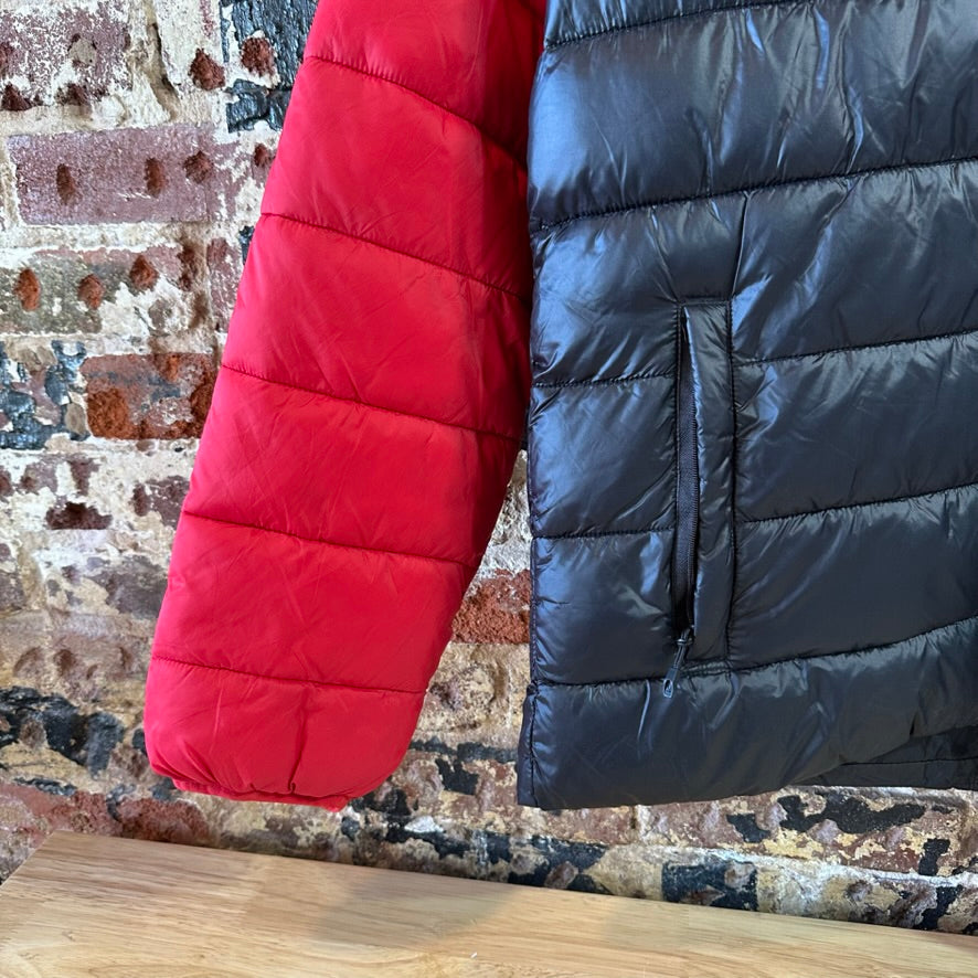 Spyder Circuit Hooded Jacket Men's Large Red/Black Insulated Puffer