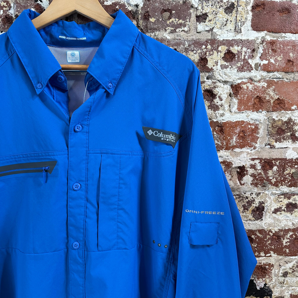 Columbia PFG Mens XL Long Sleeve Button Up