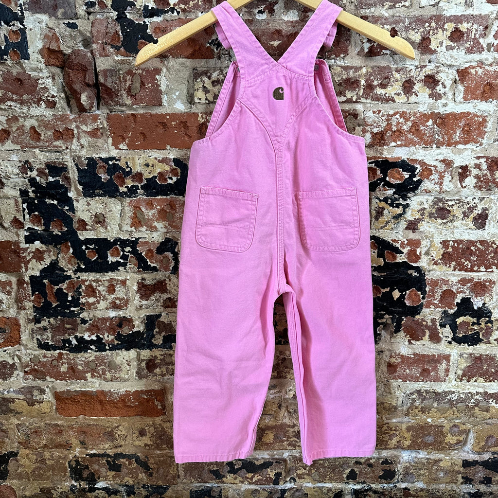 Carhartt Pink Bibs Girls 3T