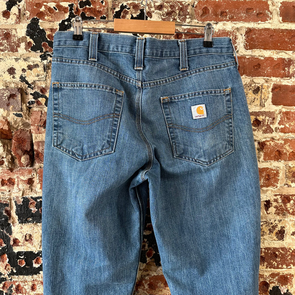 Carhartt Mens 34x30 Blue Jeans