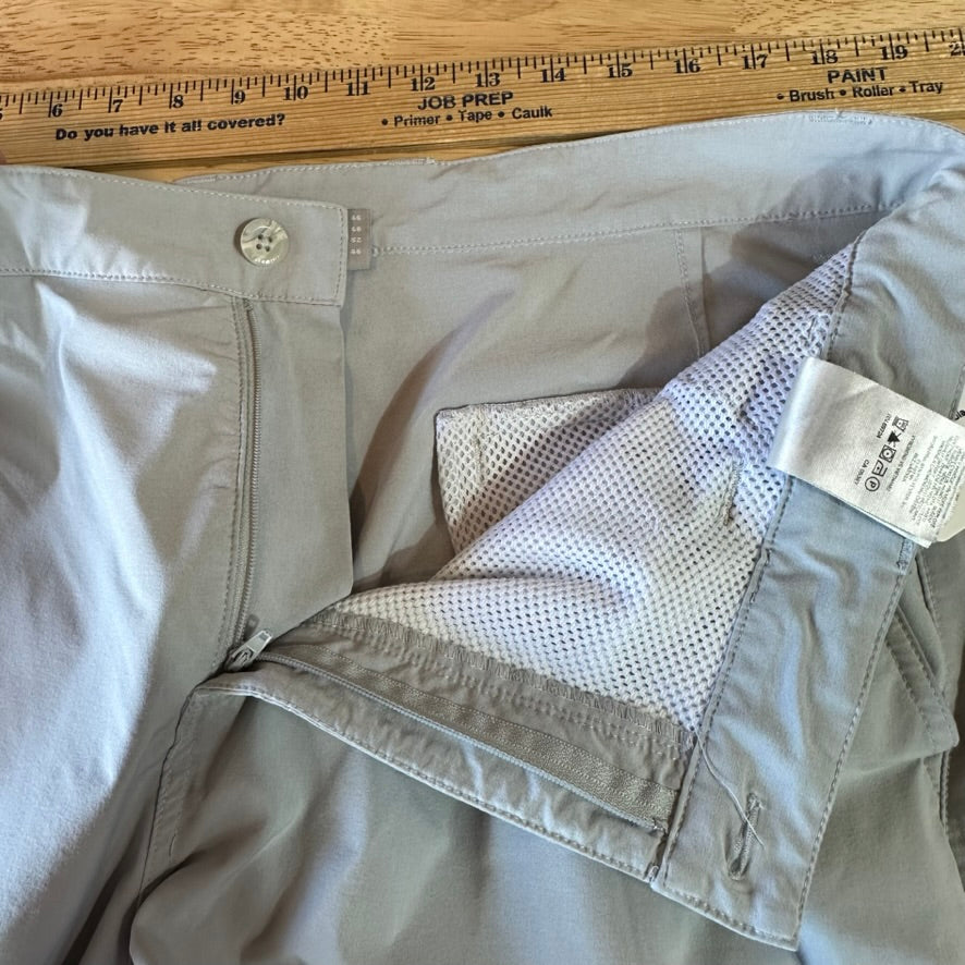 Columbia PFG Shorts Mens 36 Gray Fishing Outdoor Hiking 10" inseam