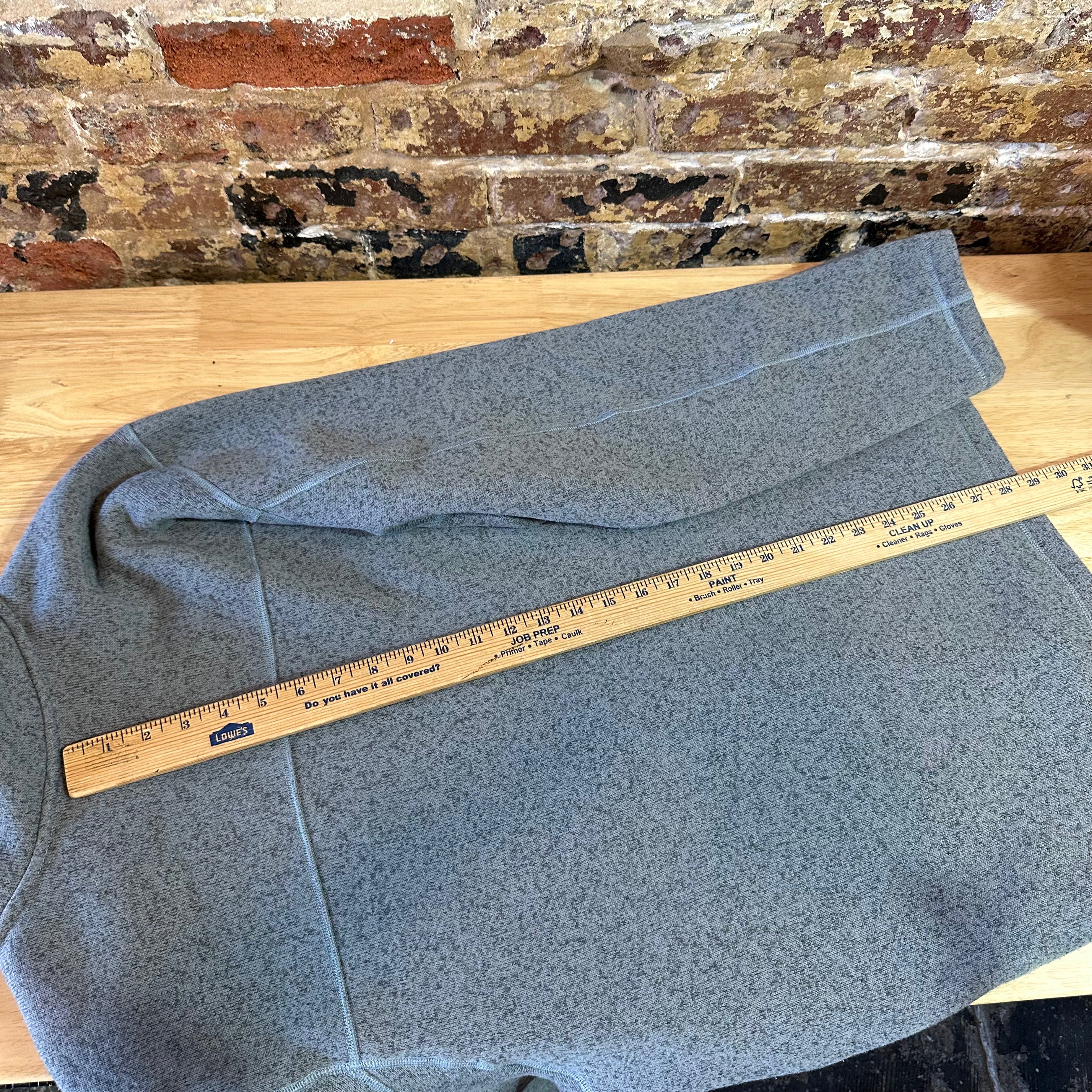 North Face Gray 1/4 Zip Mens 2XL