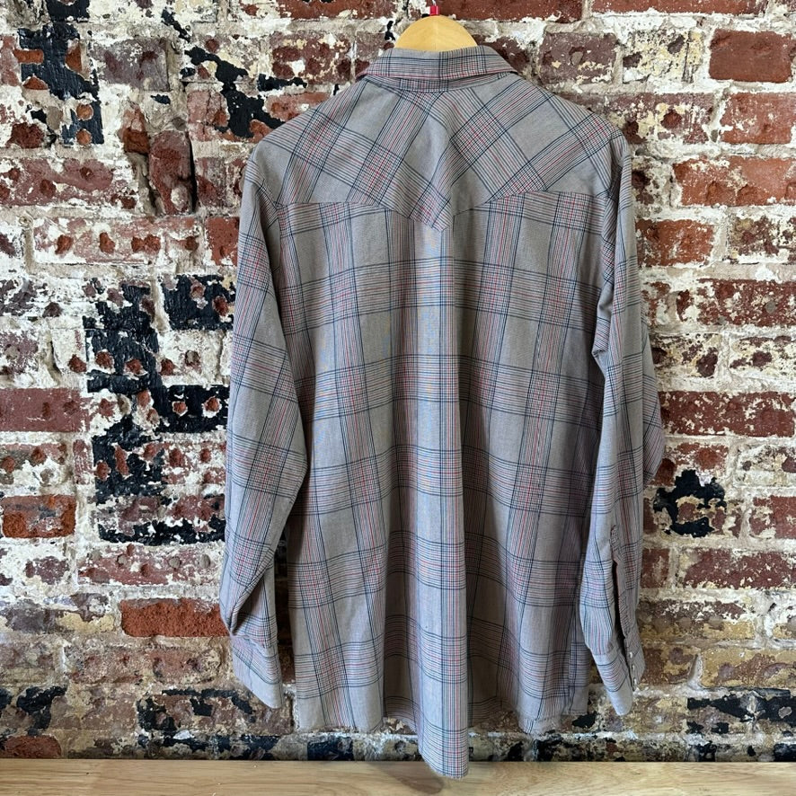 Western Frontier Mens Large Tall Button Up