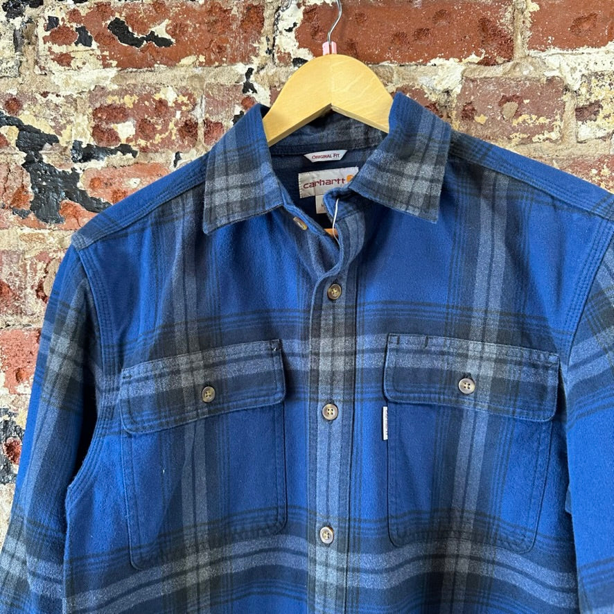 Carhartt Button Up Shirt Mens Small Flannel