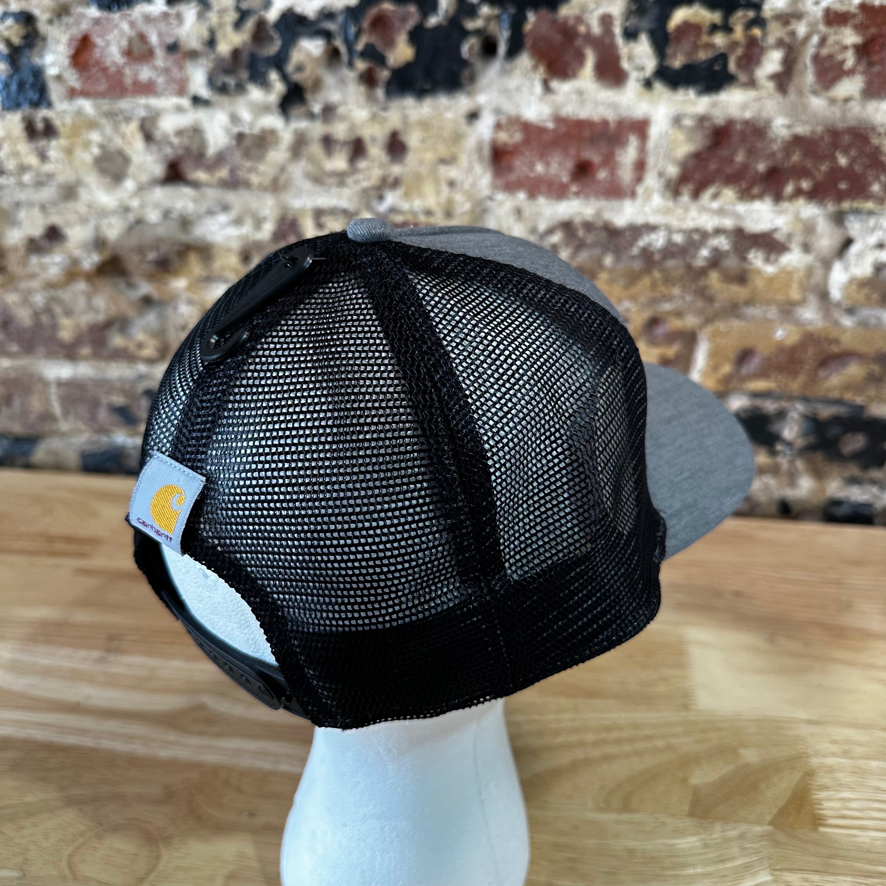 Carhartt Force Twill Mesh-Back Hamilton SnapBack Trucker Hat White Gray New