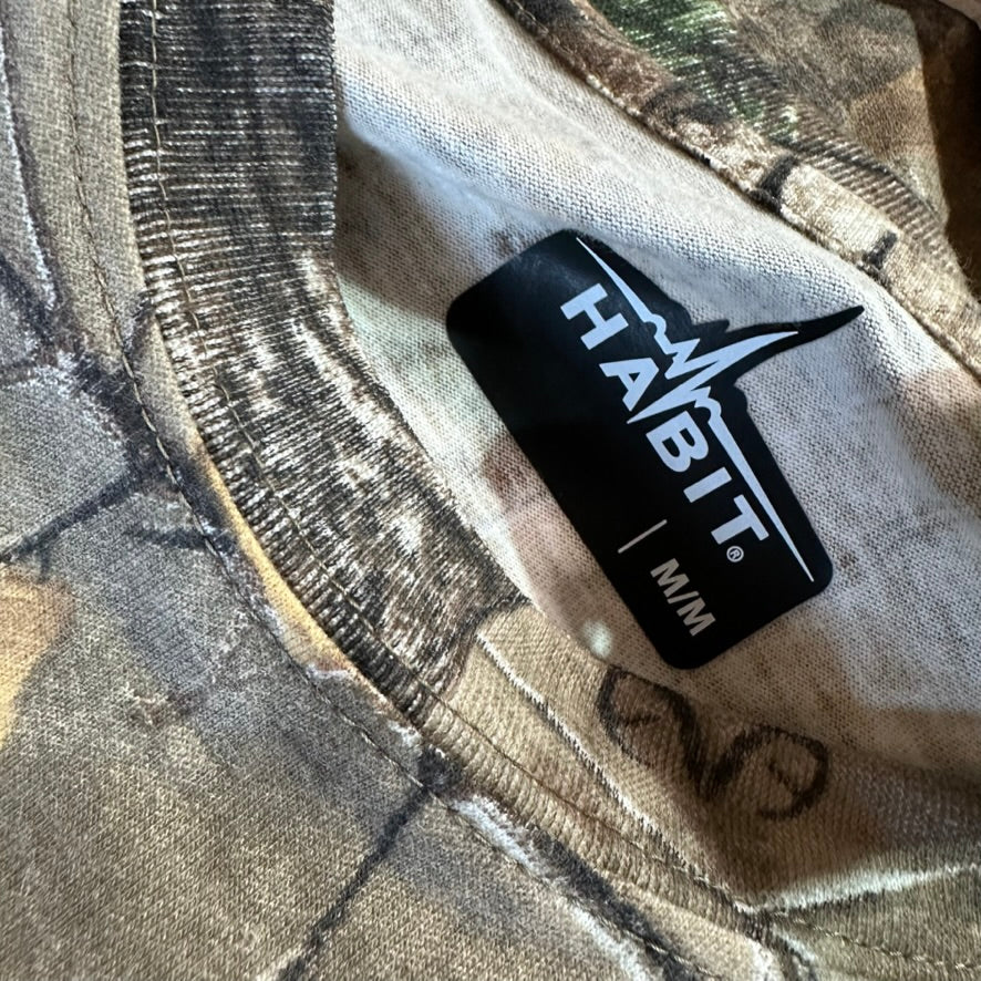 Habit Medium L/S Camo T-Shirt NEW