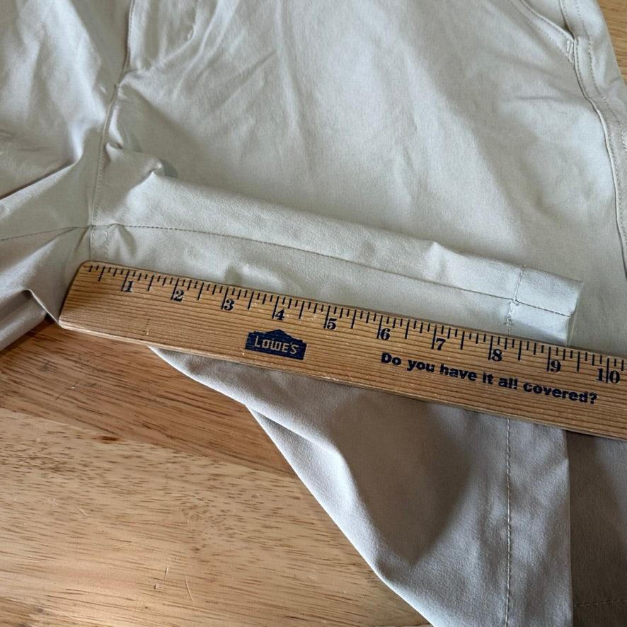 Columbia PFG Shorts Mens 34 Tan Fishing Outdoor Hiking 9.5" inseam