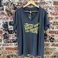 Harley Davidson Women's 2XL Short Sleeve Gray T-Shirt V-Neck NEW