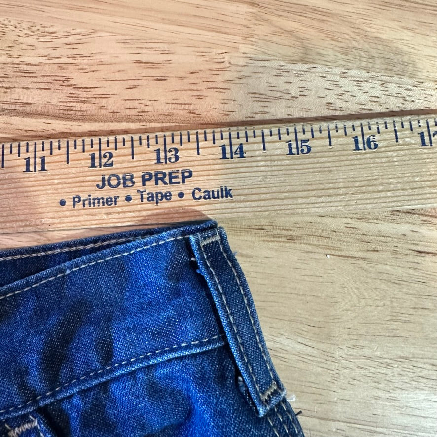 Carhartt FR Carpenter utility Mens 28X34 Blue Relaxed Work Loose FRB13 DNM New