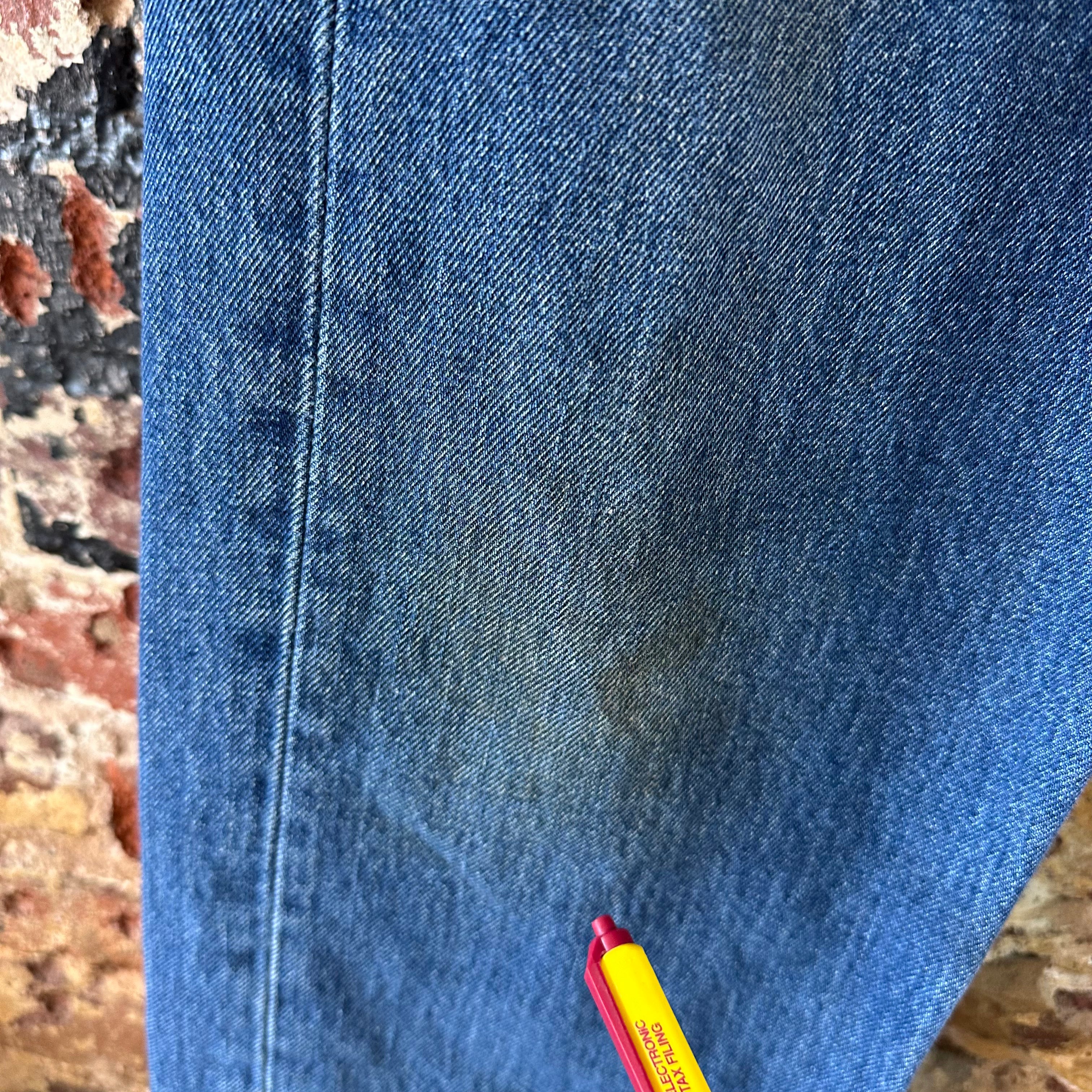 Levi's 505 Mens 36x32 Blue Jeans