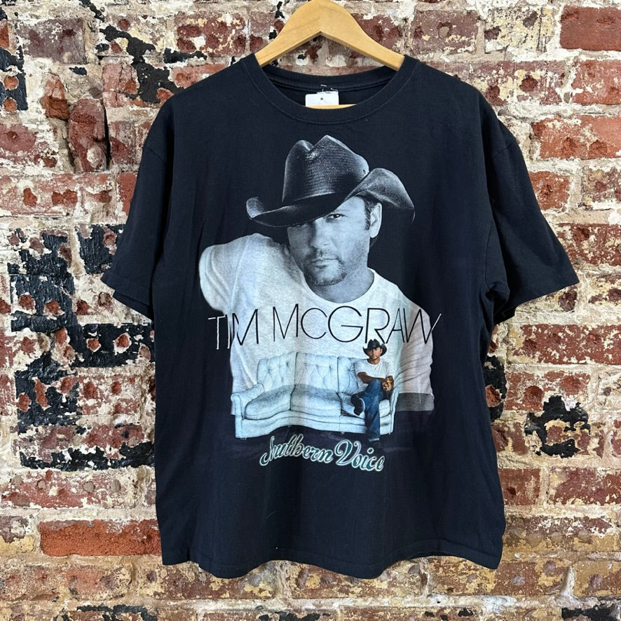 Tim McGraw Men's XL S/S Black T-Shirt
