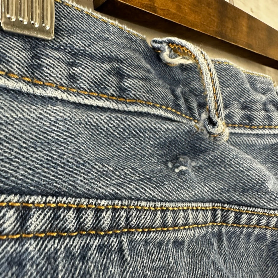Levis 501 Jeans Mens 38x30 Straight Leg Button Fly Blue Denim