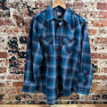 Ely Cattleman Men's Large Blue Western Shirt