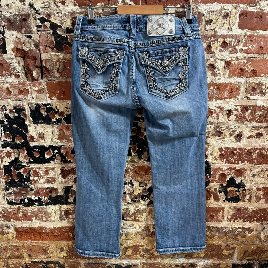 Miss Me Capri Jeans Womens 28