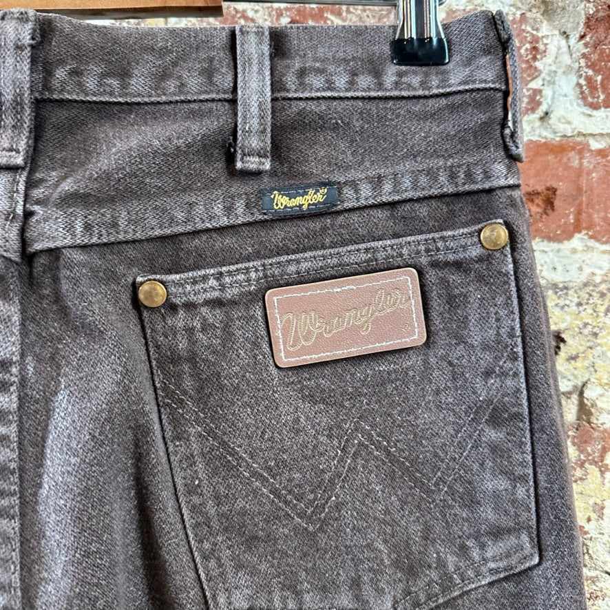 Vintage Wrangler Mens 31x32 Brown Jeans