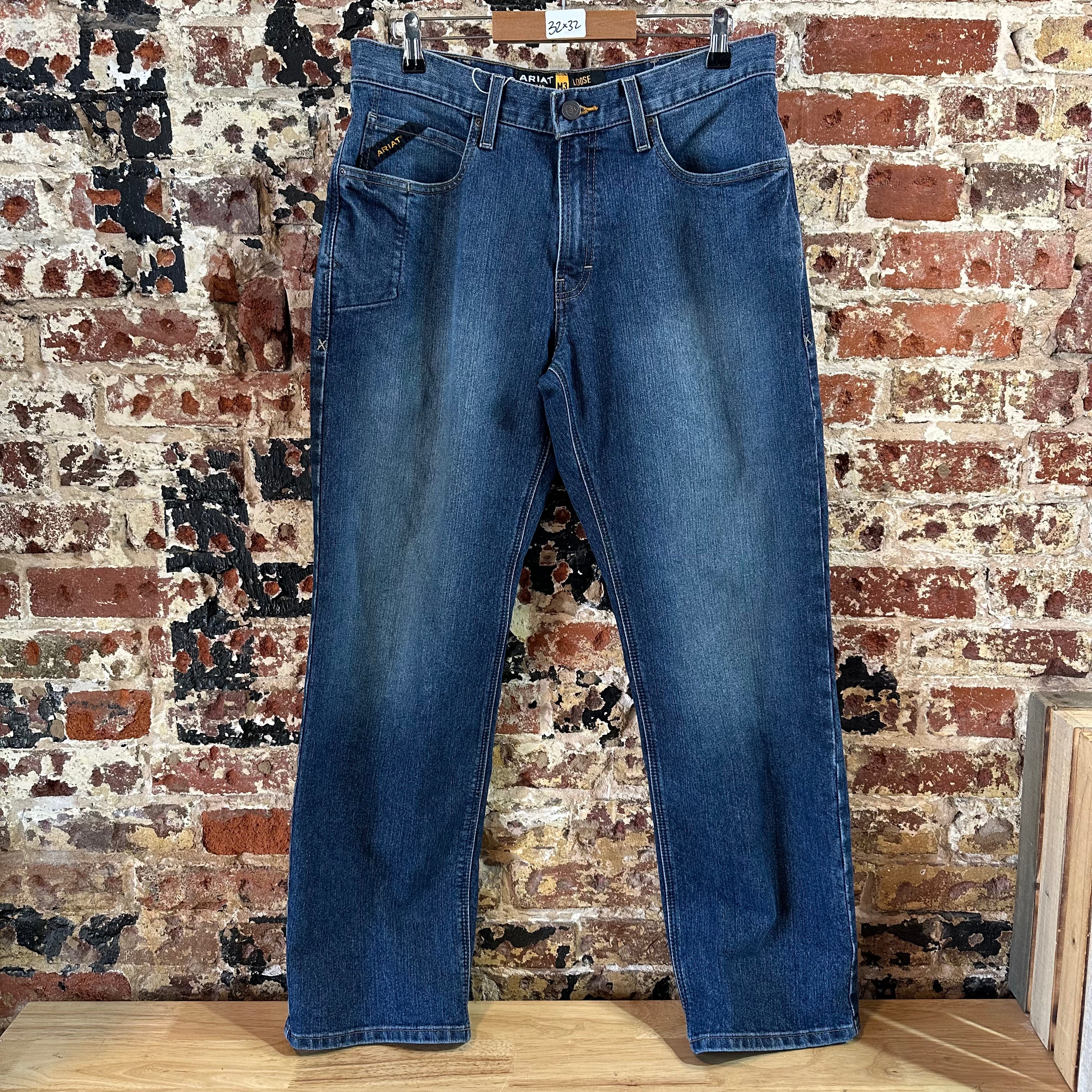 Ariat RebarM3 Loose Straight Mens 32x32 Jeans