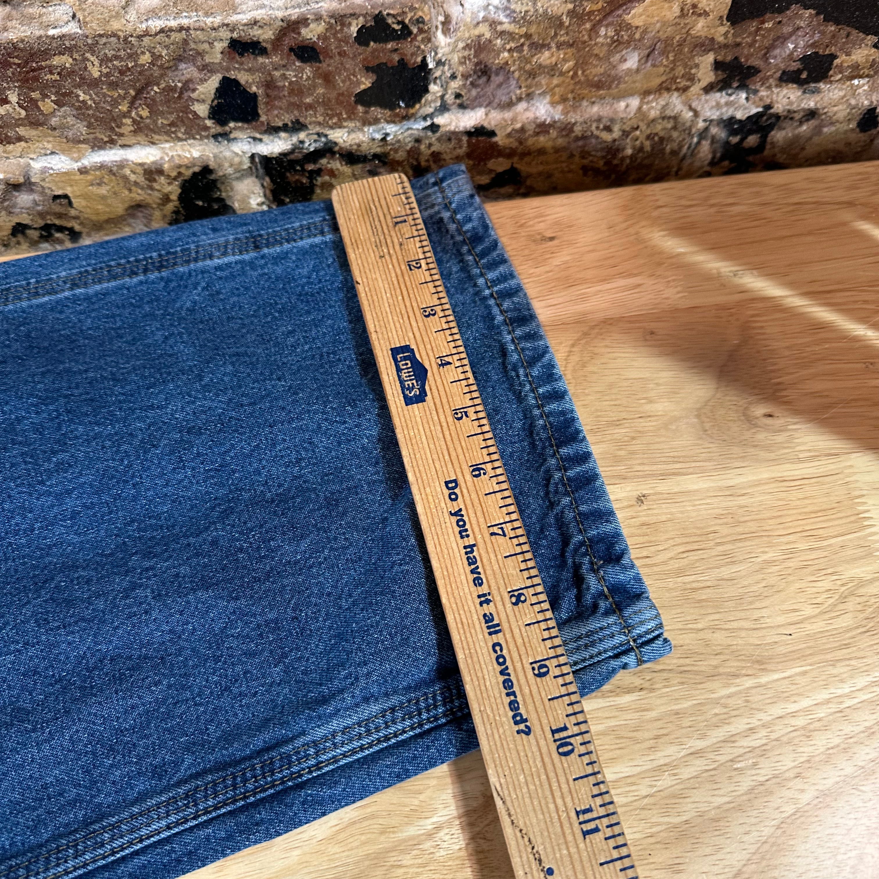 Carhartt Mens 38x30 Blue Jeans