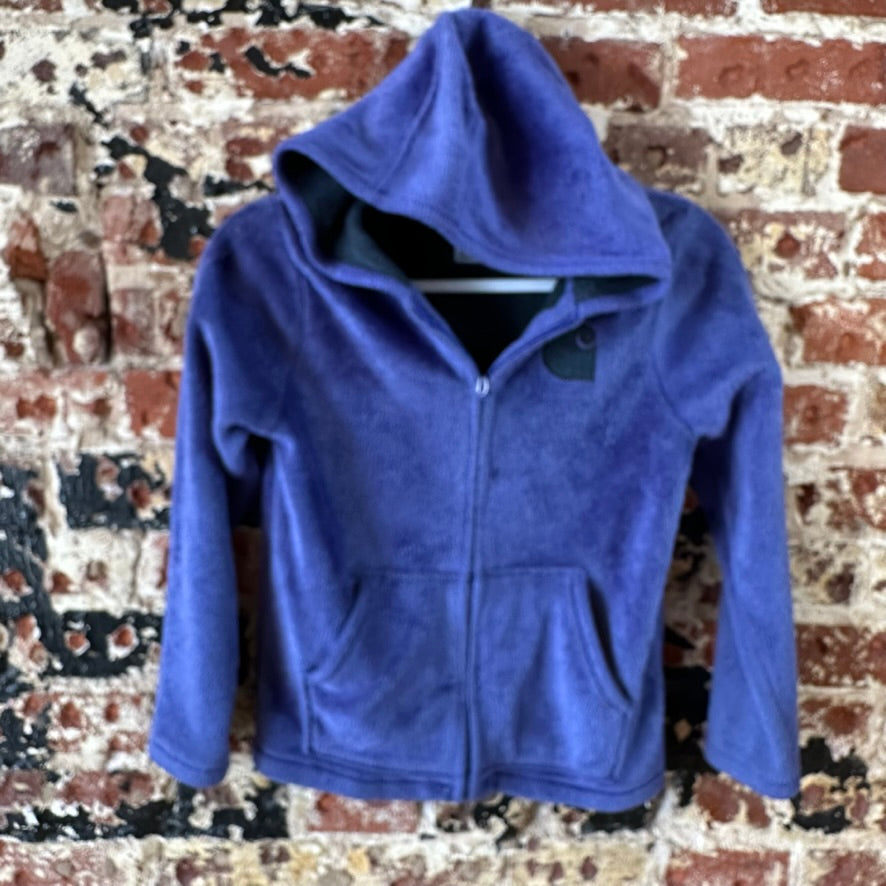 Carhartt Girls Small Purple Zip Fleece Jacket