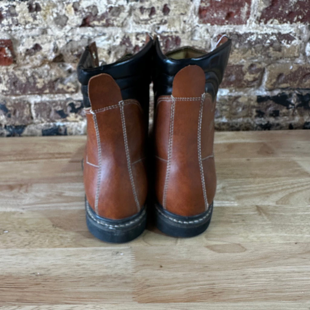 Weather Spirits Insulated Leather Rubber Outdoor/Work Lace up Boots Mens Size 12