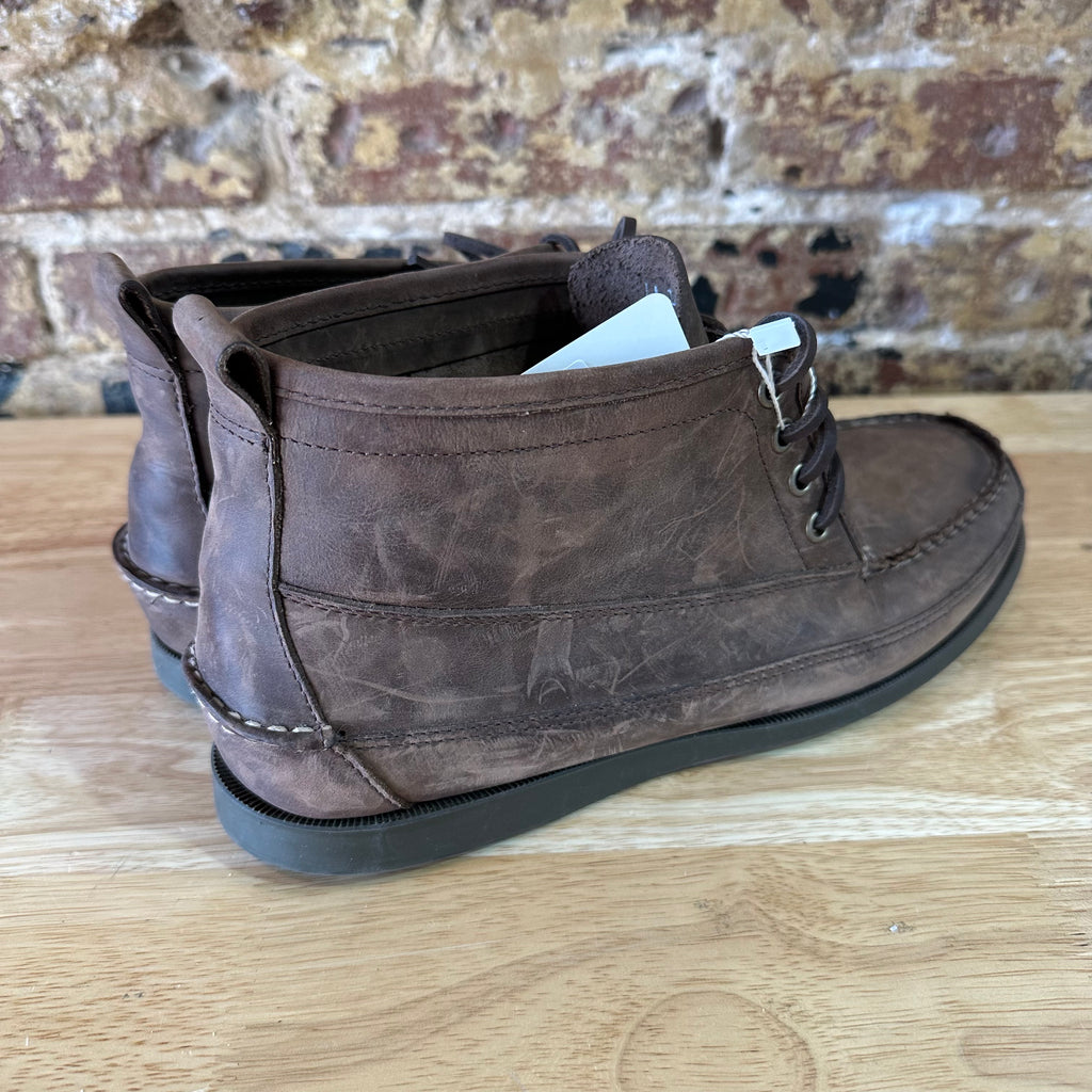 L.L. Bean Signature Mens 11 D Jackman Ranger Brown Leather Chukka Moc Boots Shoes