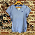 The North Face Womens Large Blue V-Neck S/S T-Shirt
