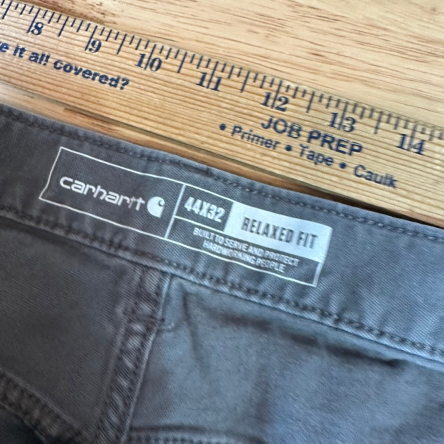 Carhartt Mens 44x32 Gray Pants