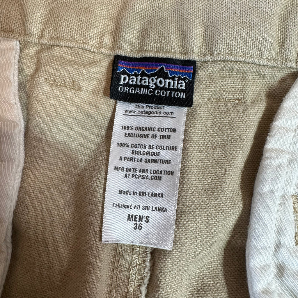 Patagonia Mens tan Pants Mens size 36 Chino Casual (35x32.5)