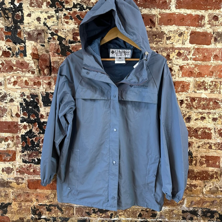 Columbia Women's Medium Blue Rain Jacket