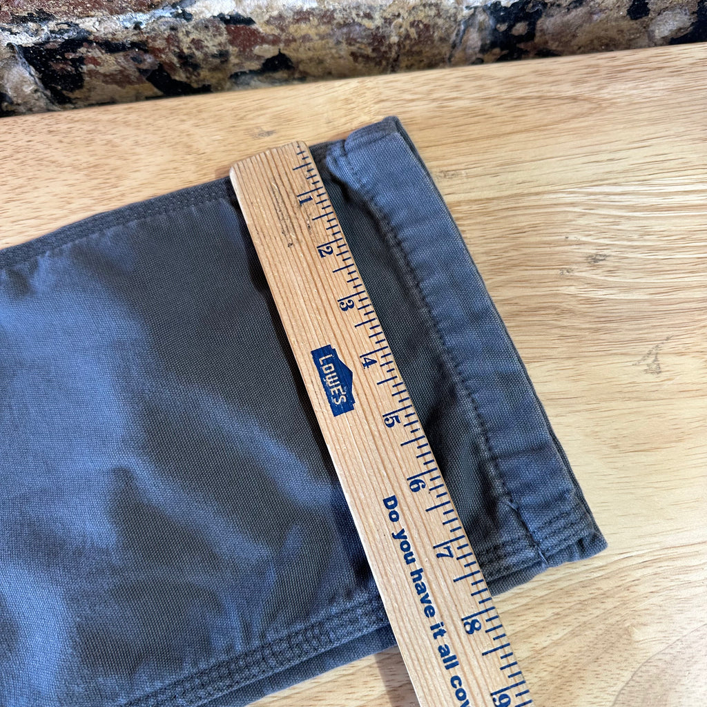 CARHARTT Men's fleece Lined Canvas Utility Pant 30x32 Gray